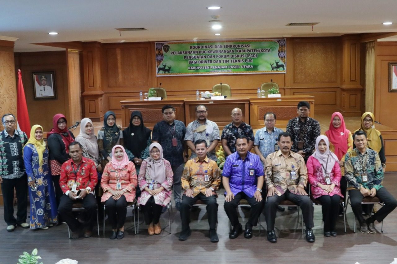 Pemkab. PPU Lakukan Koordinasi dan Sinkronisasi Pelaksanaan Pengarusutamaan Gender (PUG) di Wilayah Kabupaten PPU