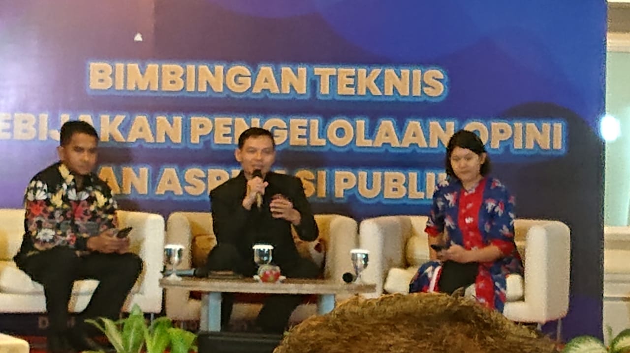 Diskominfo PPU Ikuti Bimtek Kebijakan Pengelolaan Opini dan Aspirasi Publik