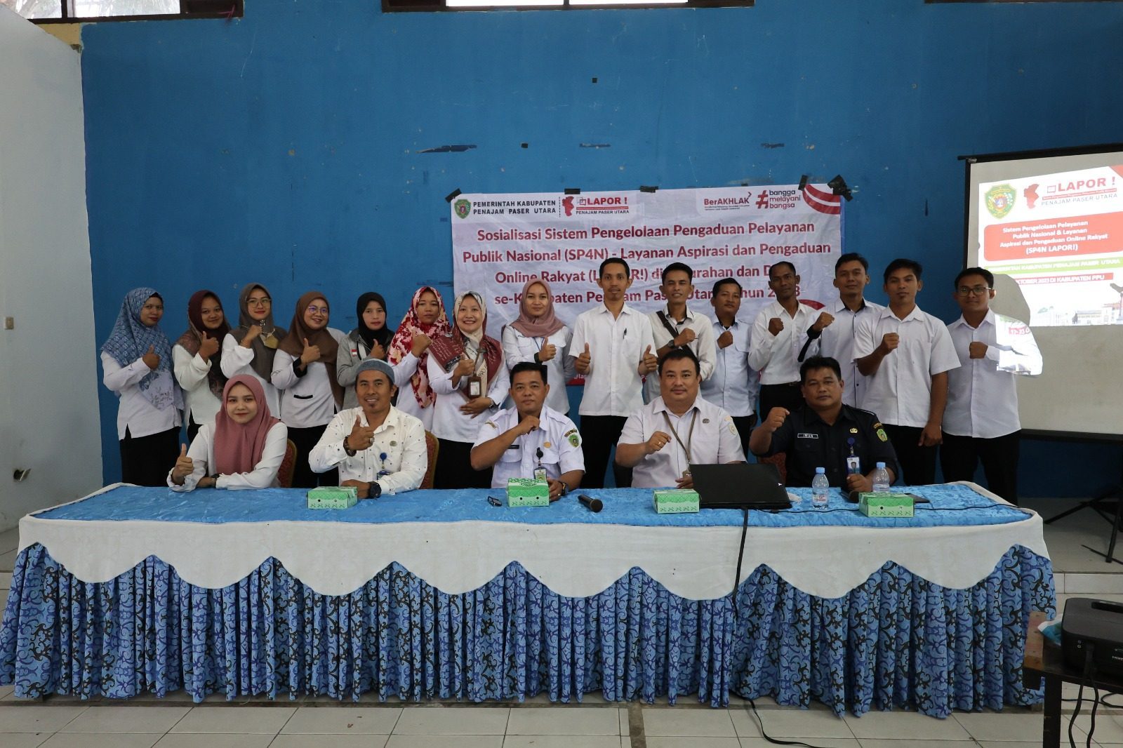 Diskominfo PPU Kembali Gelar Sosialisasi SP4N LAPOR Kelurahan Dan Desa
