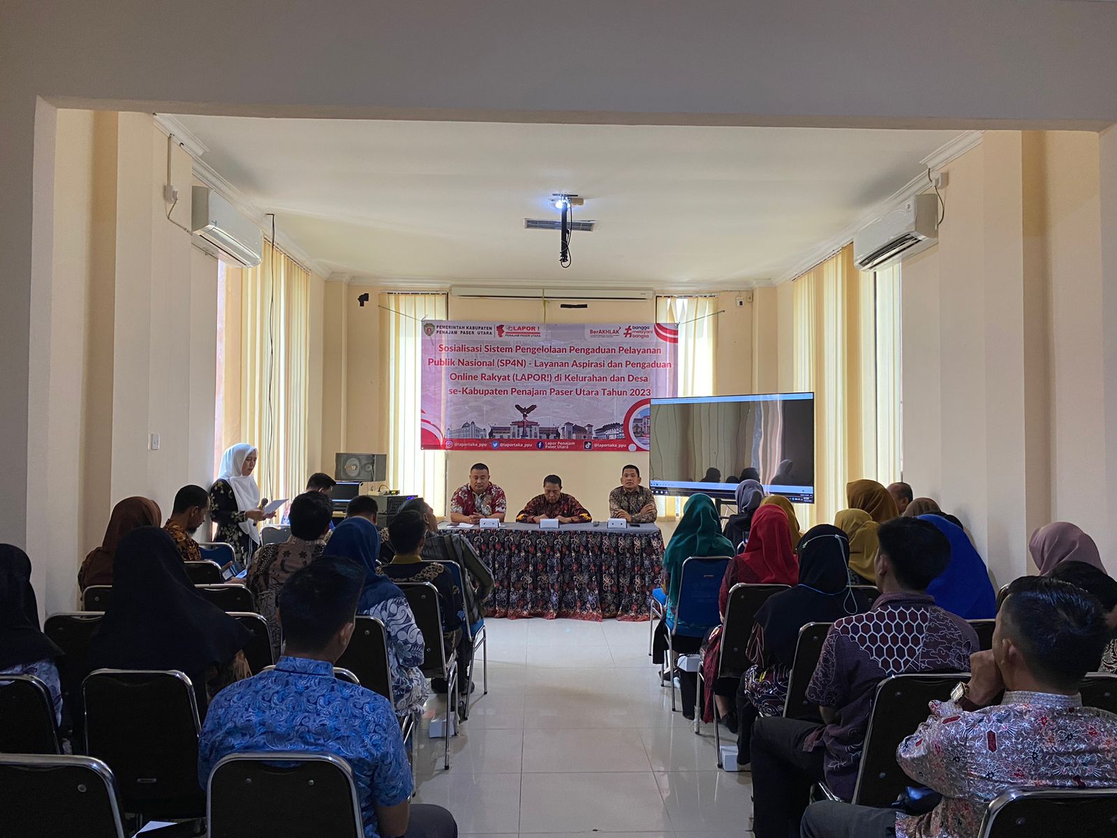 Diskominfo PPU Kembali Sosialisasi SP4N-LAPOR!, Kali Ini Giliran Kelurahan Dan Desa Di Kecamatan Penajam
