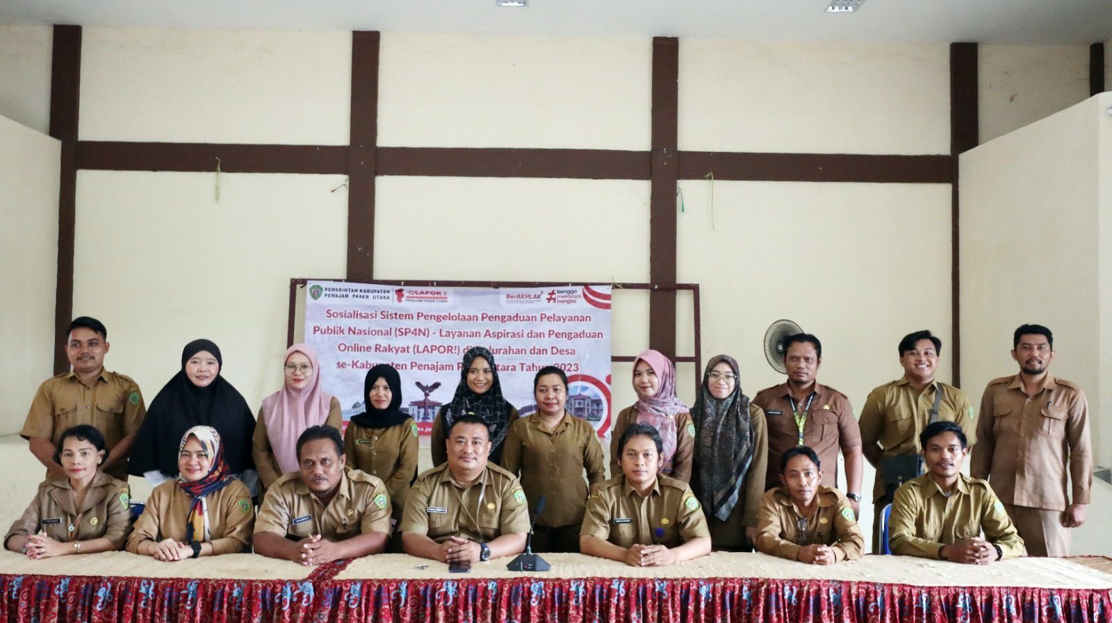 Kecamatan Sepaku Tempat Terakhir Pelaksanaan Sosialisasi SP4N-LAPOR!