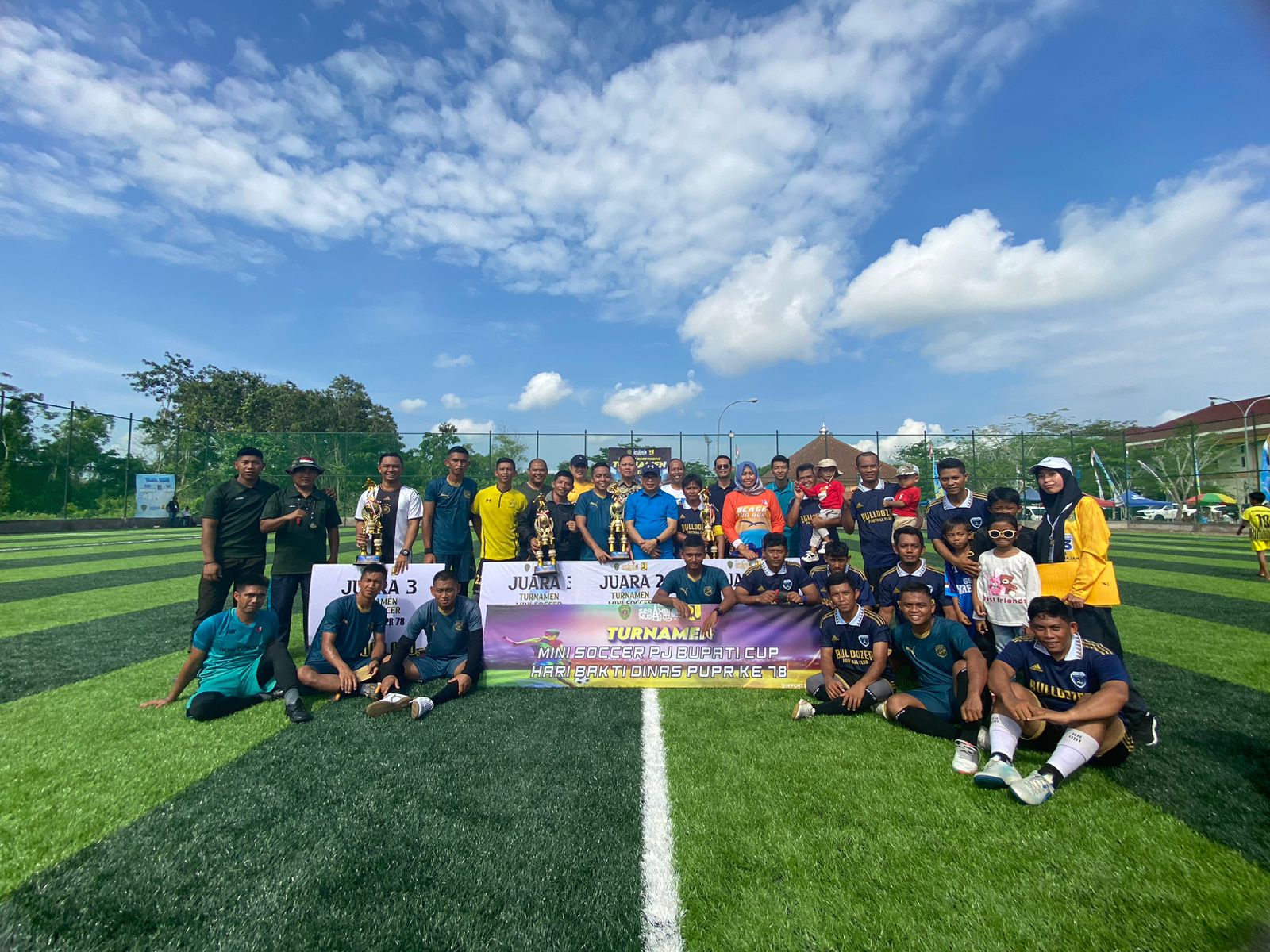 urnamen Mini Soccer Pj Bupati Cup Resmi Berakhir, Bulldozer FC Dinas PUPR Raih Juara