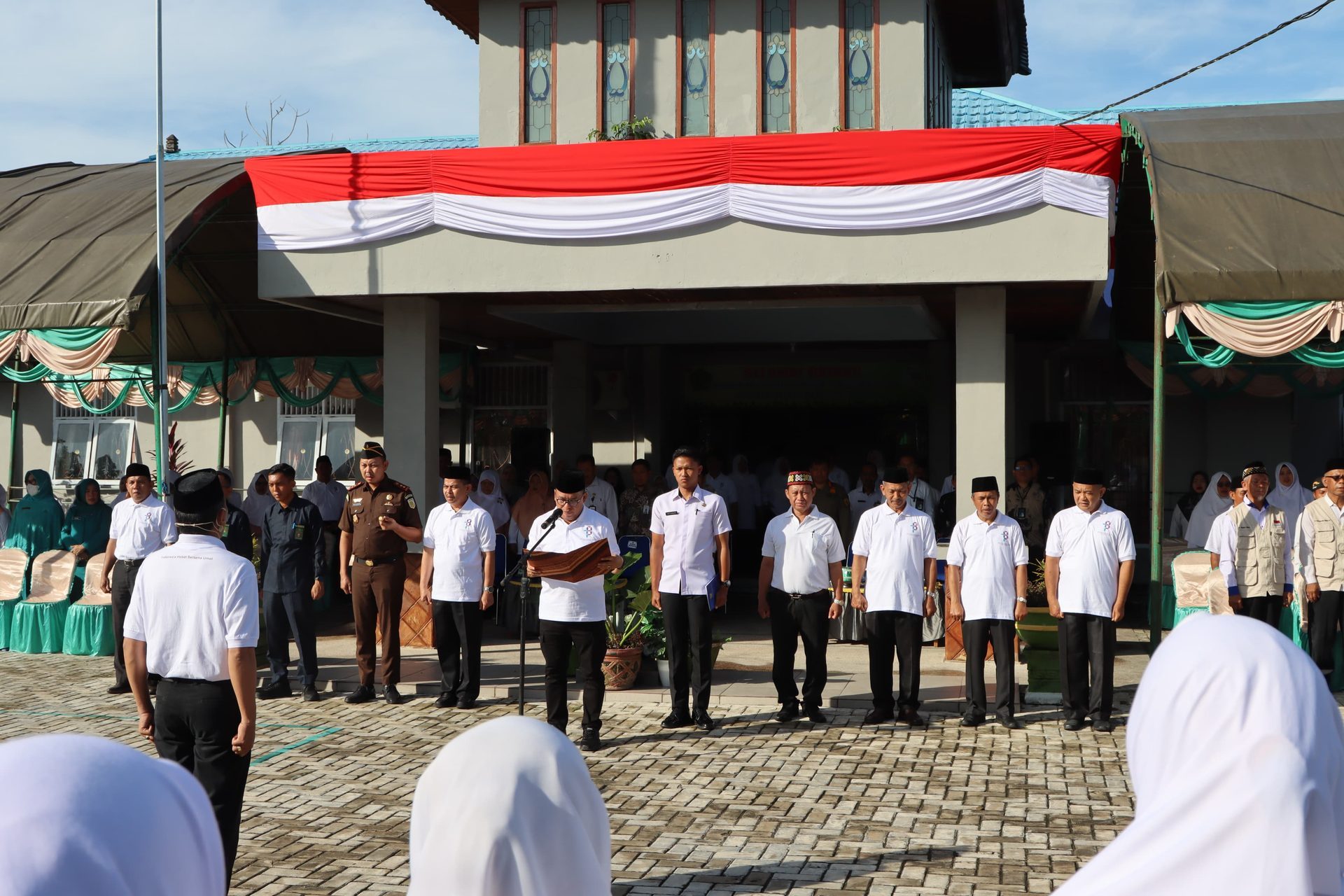 Makmur Marbun Pimpin Apel Hari Amal Bakti Ke-78 Kementerian Agama Tahun 2024