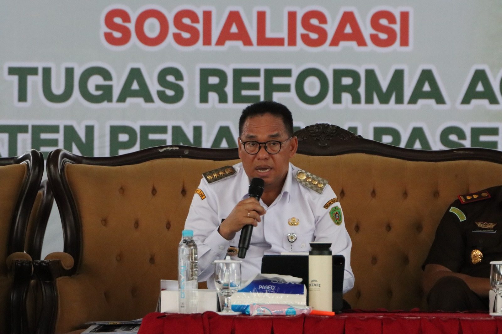 Pemkab PPU Gelar Sosialisasi Reforma Agraria Terhadap Subjek Terdampak Pembangunan Bandara VVIP dan Jalan Tol.