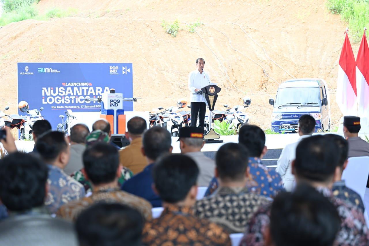 Presiden Jokowi Luncurkan Nusantara Logistics Hub PT Pos Indonesia