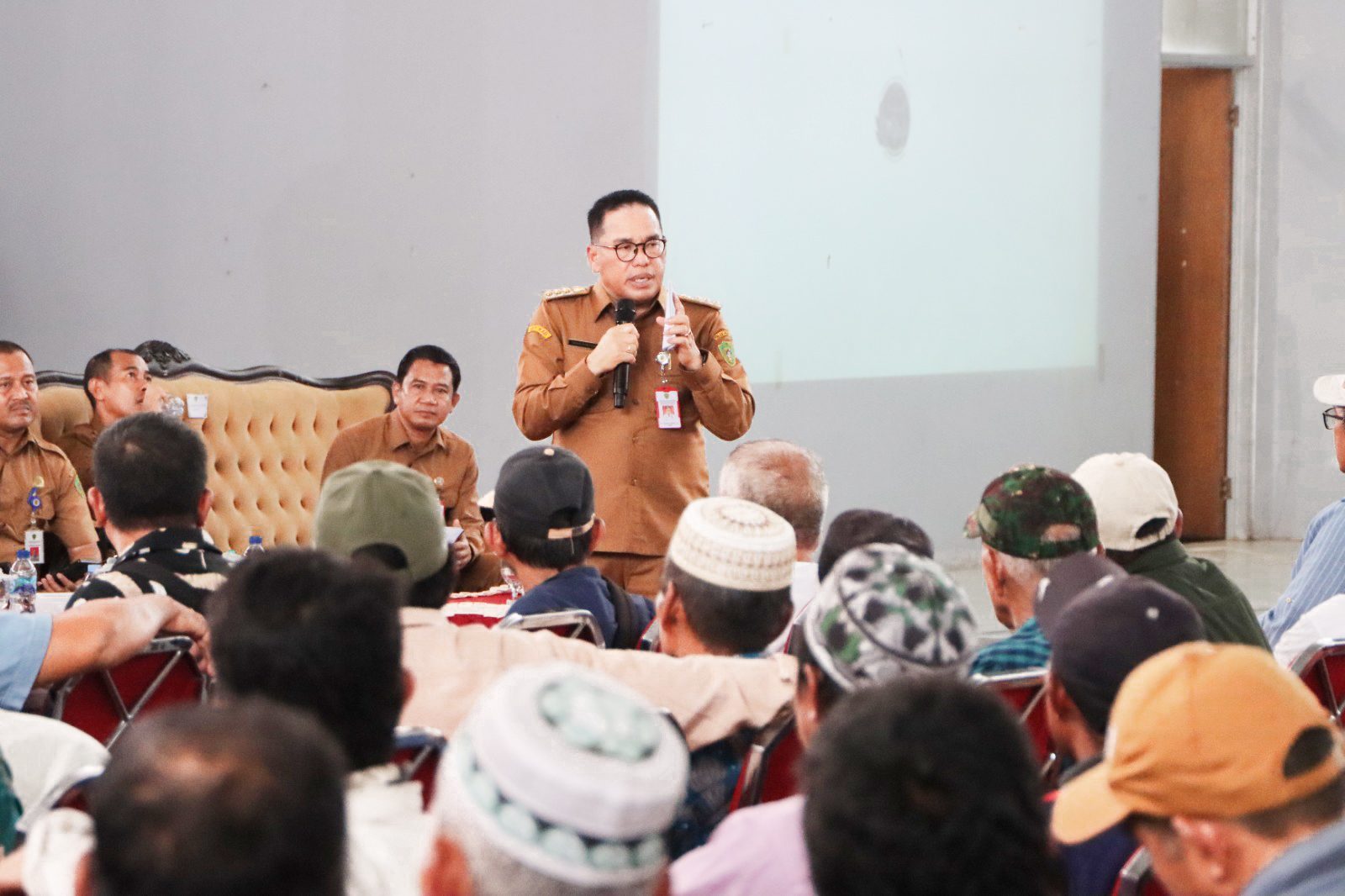 GTRA PPU Sosialisasikan Reforma Agraria Di Luar Bandara VVIP Dan Tol Segmen 5B