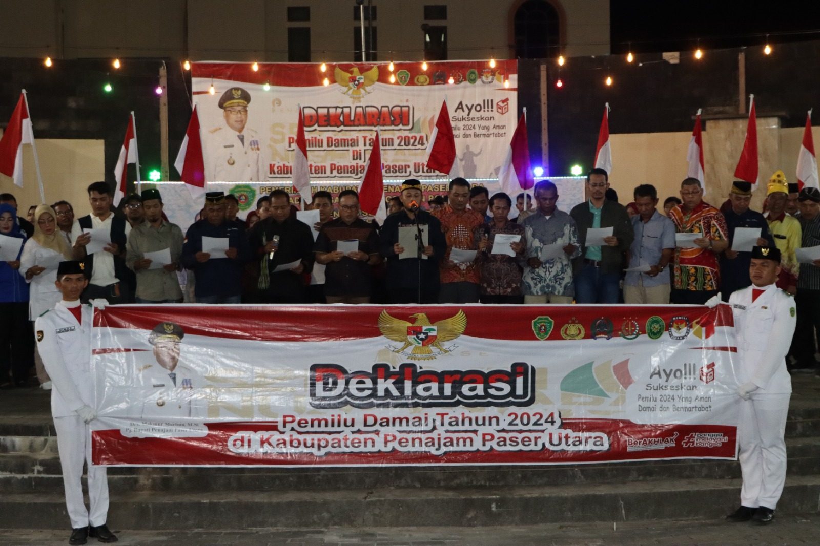 Penajam Paser Utara Deklarasikan Pemilu Damai Tahun 2024