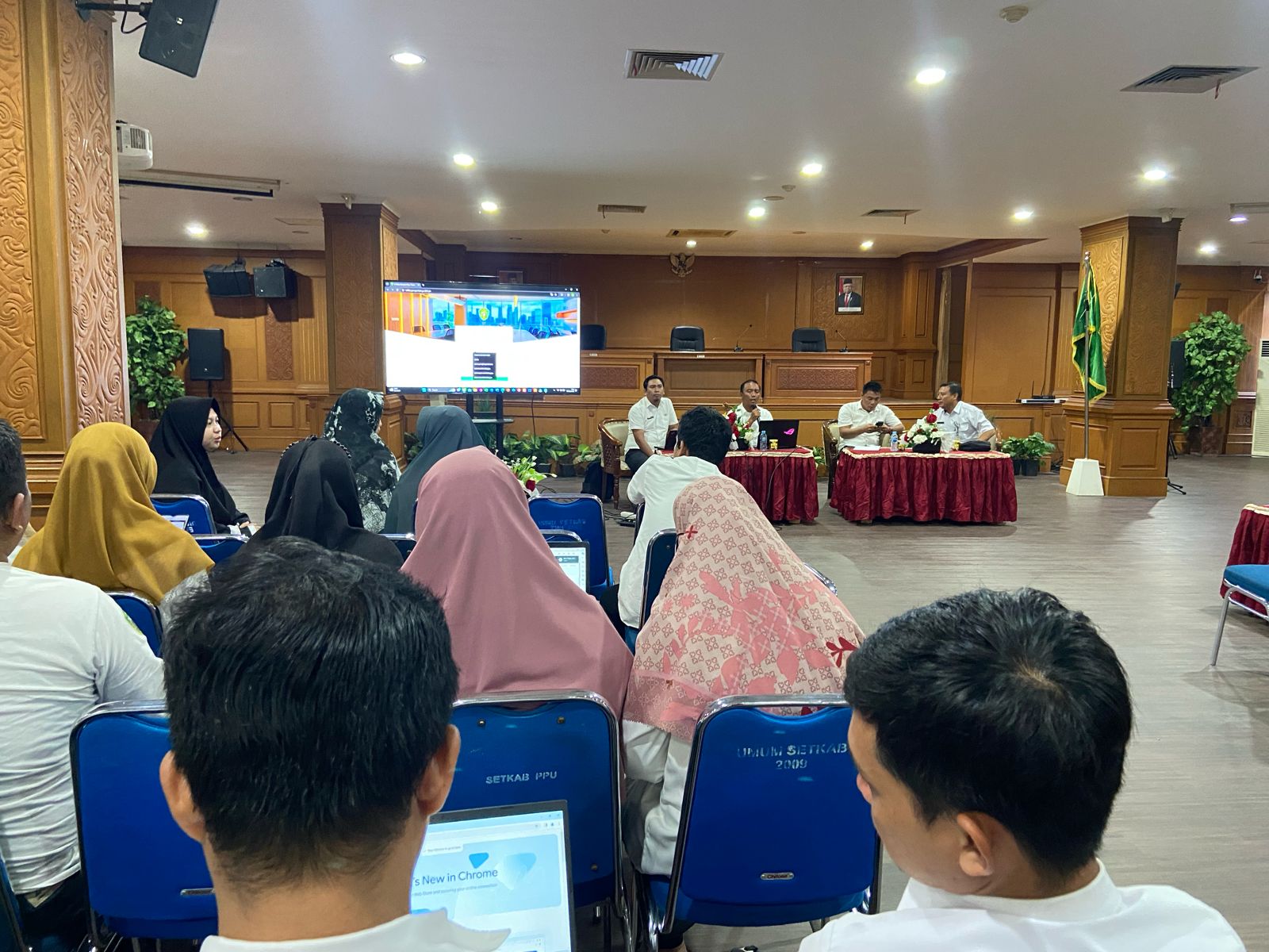 Diskominfo Kab.PPu melakukan pendampingan Bimbingan Teknis layanan E-Office pada Sekretariat Daerah Kabupaten Penajam Paser Utara
