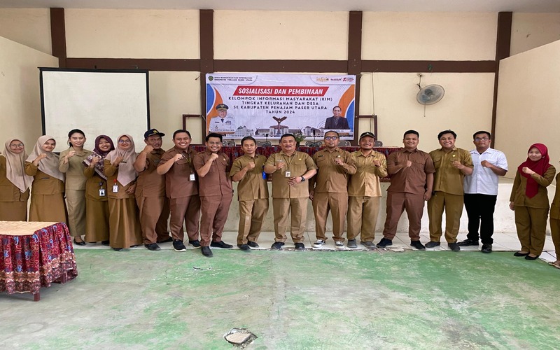 Diskominfo PPU Gelar Sosialisasi Dan Pembinaan KIM Tingkat Kelurahan Dan Desa Se-Kabupaten PPU