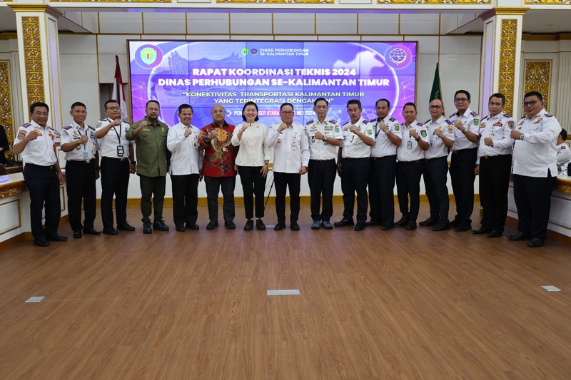Rakornis Dinas Perhubungan Se-Kaltim, Pj Bupati PPU Minta Kolaborasi Siapkan Konektivitas Transportasi Yang Terintegrasi Dengan IKN