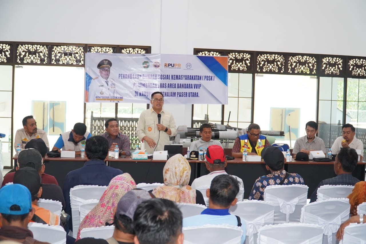 Pemkab PPU Gelar Sosialisasikan Dampak Sosial Kemasyarakatan Penambahan Luasan Area Bandara VVIP