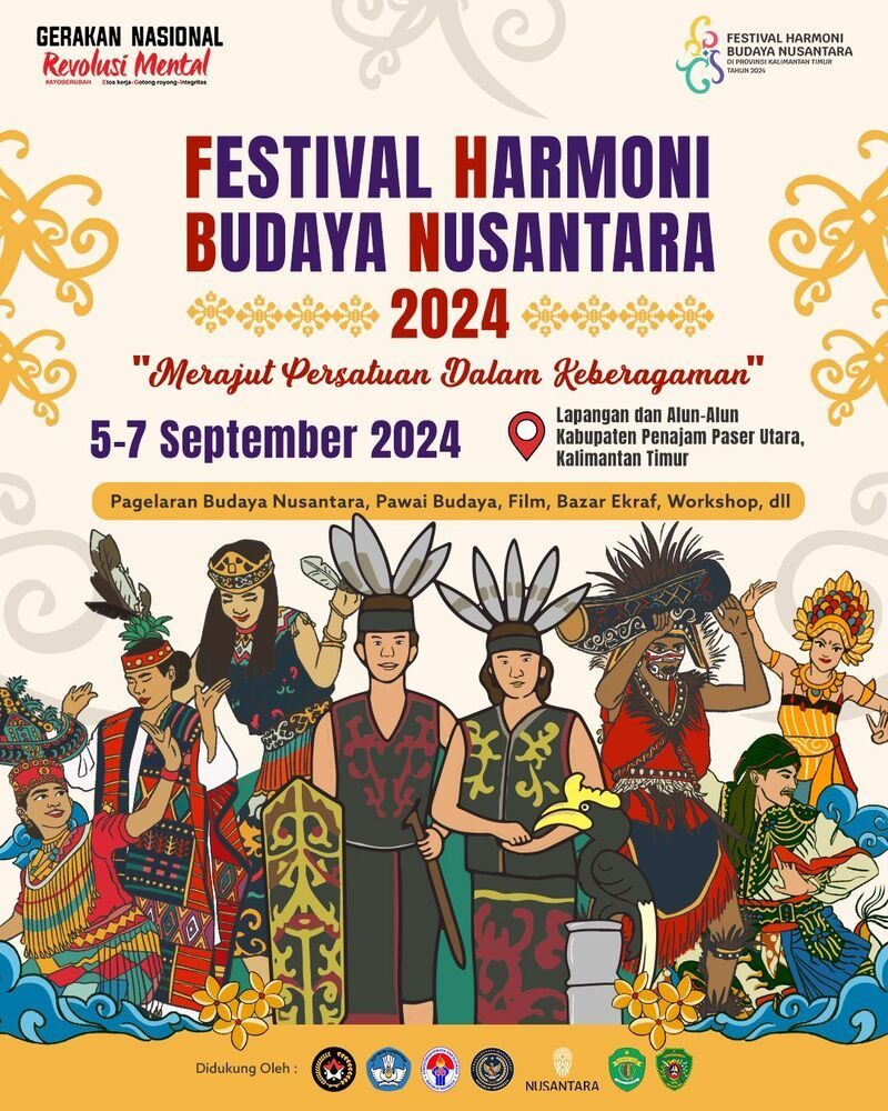 Festival Harmoni Budaya Nusantara 2024 Digelar di PPU, Pj Bupati Ajak Masyarakat Ikut Meramaikan