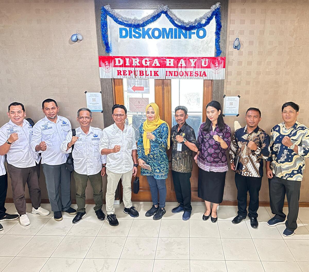 PENAJAM – Dinas Komunikasi dan Informatika (Diskominfo) Kabupaten Penajam Paser Utara (PPU) Menerima Kunjungan Kerja Diskominfo Barito Kuala Kalimantan Selatan (Kalsel)