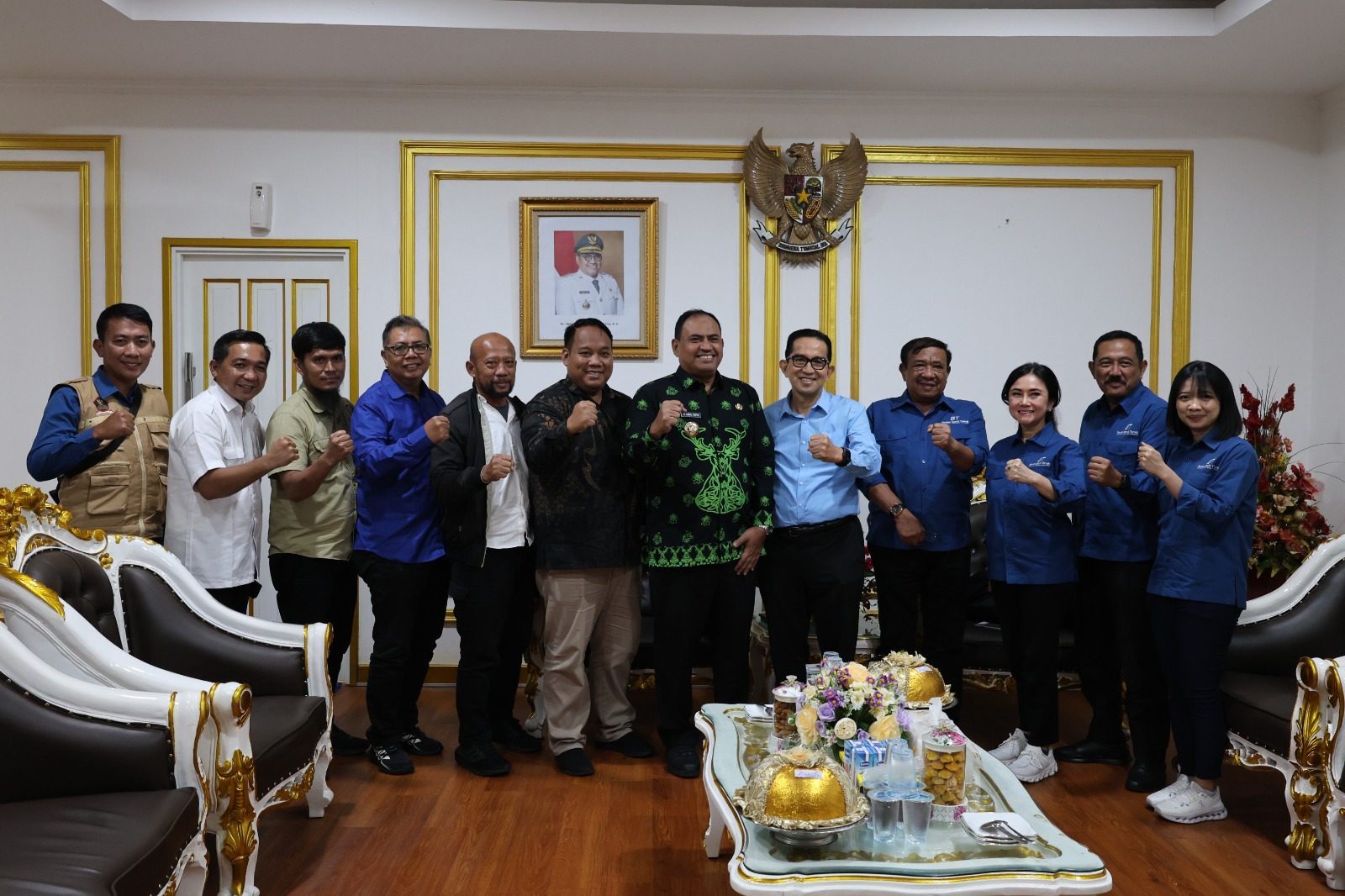 Penjabat Bupati Kabupaten Penajam Paser Utara Terima Kunjungan Kepala Badan Bank Tanah