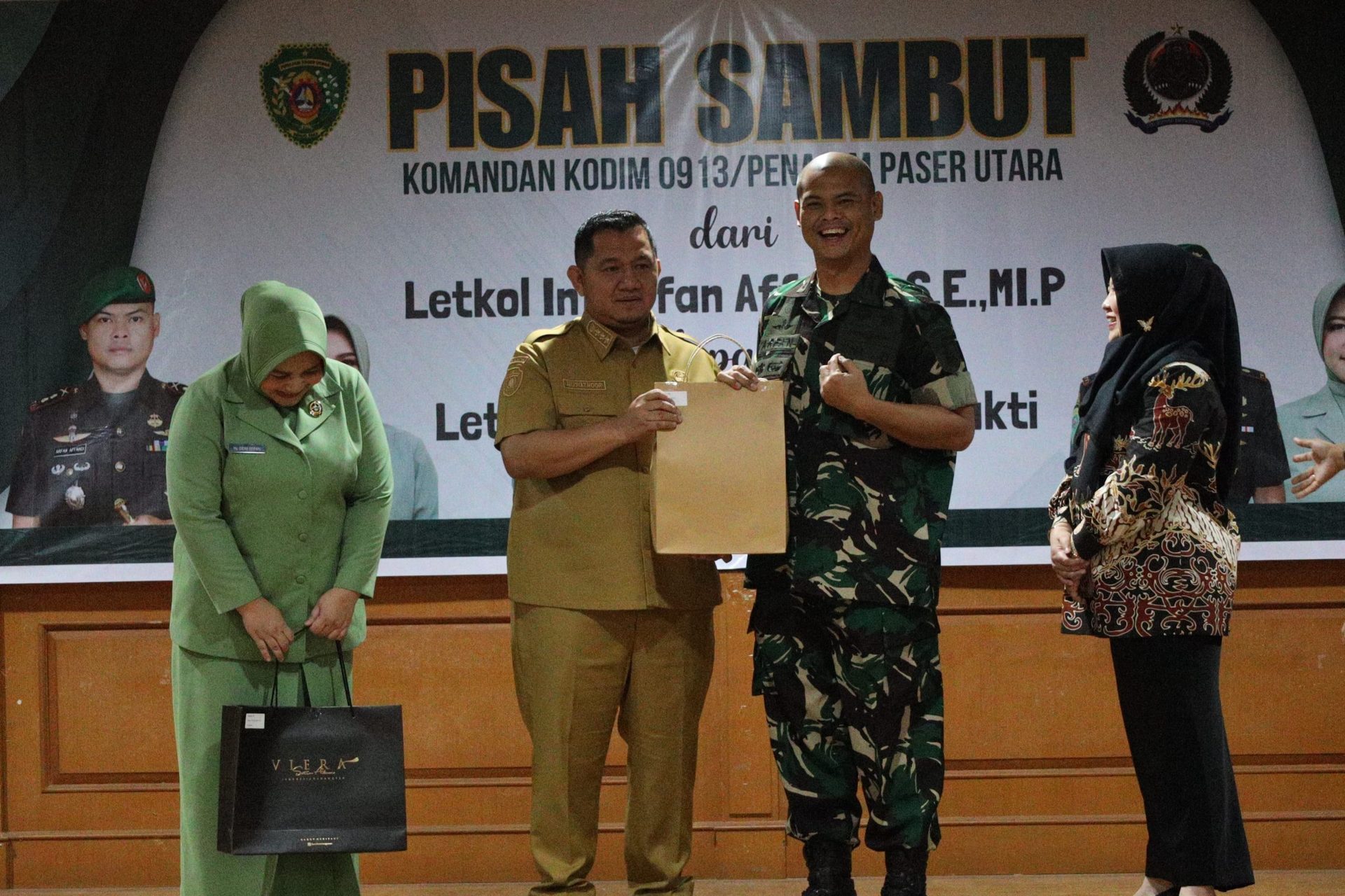 Pemerintah Kabupaten PPU Apresiasi Dedikasi Letkol Arfan, Sambut Dandim Baru Letkol Andhika dalam Pisah Sambut Dandim 0913/PPU