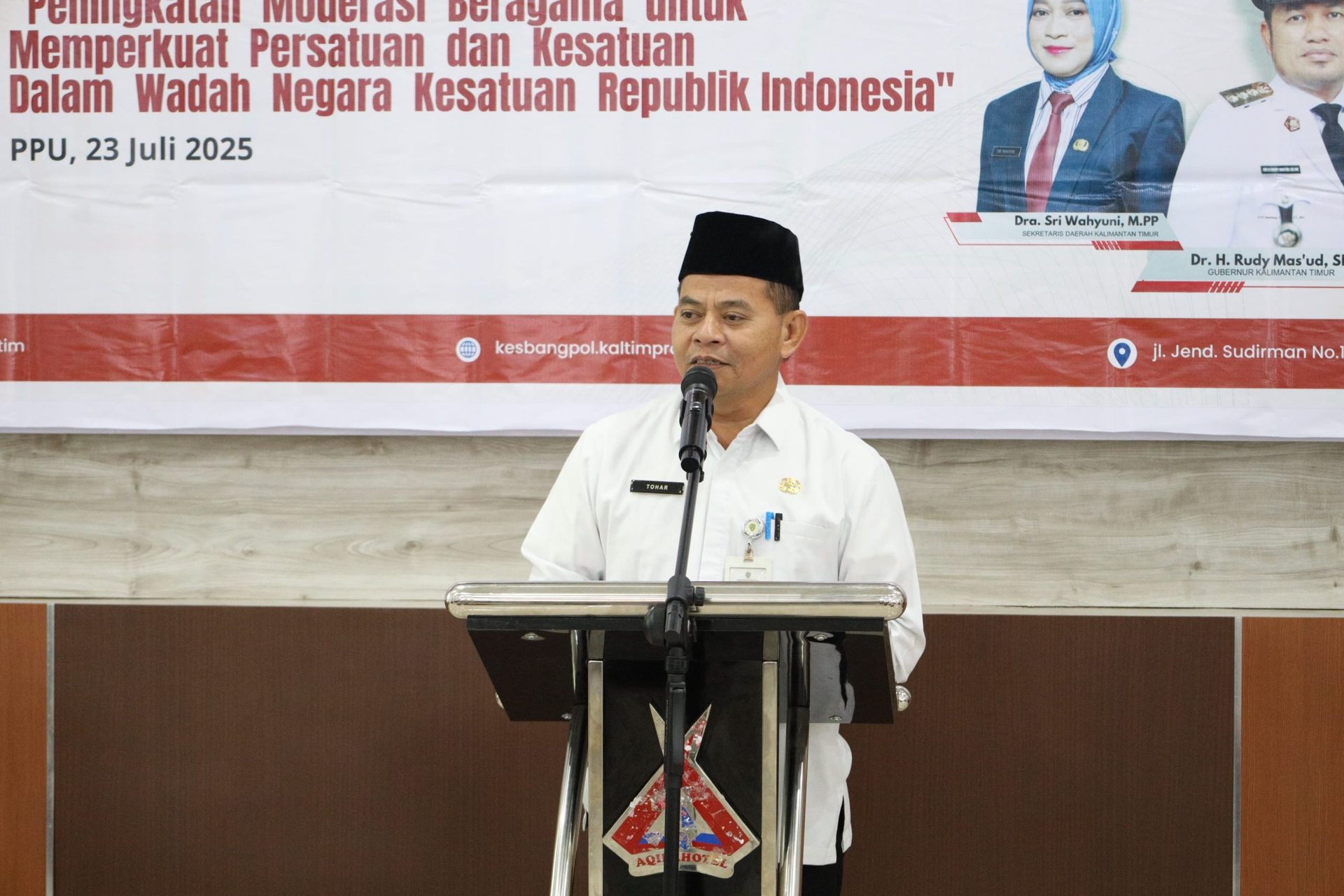 Sekda Tohar Serukan Moderasi Beragama, PPU Siap Jaga Kerukunan Antar Umat