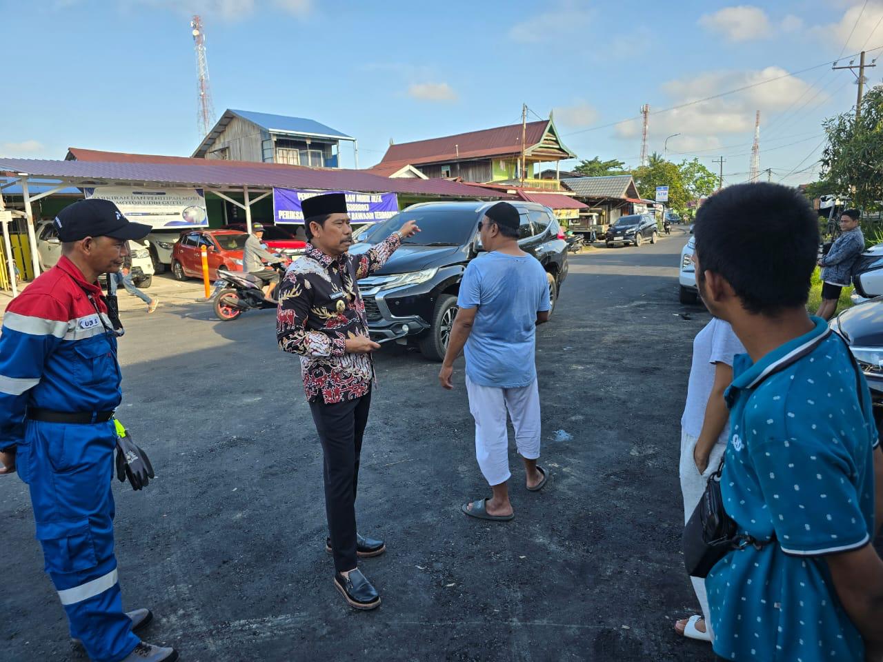 Wakil Bupati PPU Tinjau Progres Peningkatan Jalan Sekitar Pelabuhan Chevron