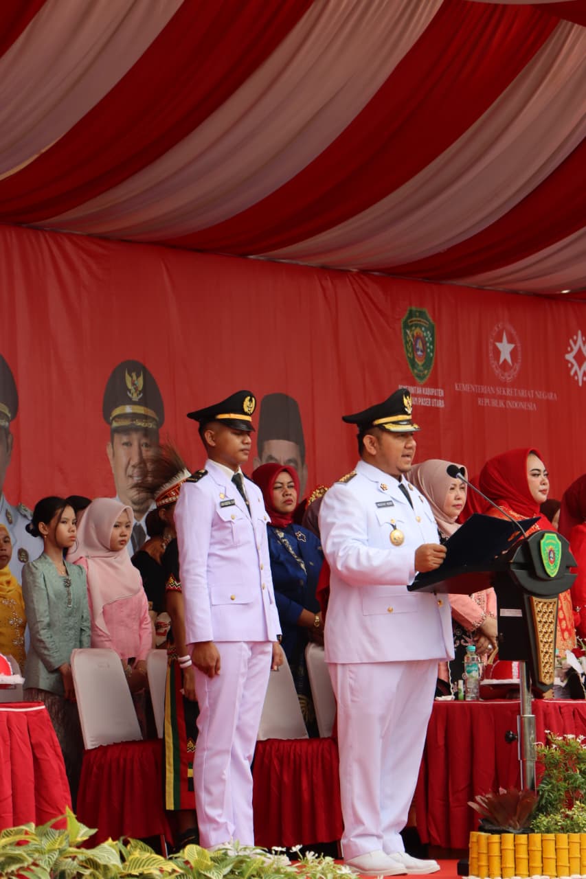 Bupati Mudyat Noor Pimpin Upacara Peringatan HUT RI Ke-80