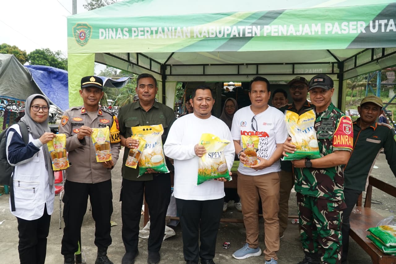 Pemkab PPU Gelar GPM Serentak Nasional, Salurkan 28 Ton Beras di Empat Titik