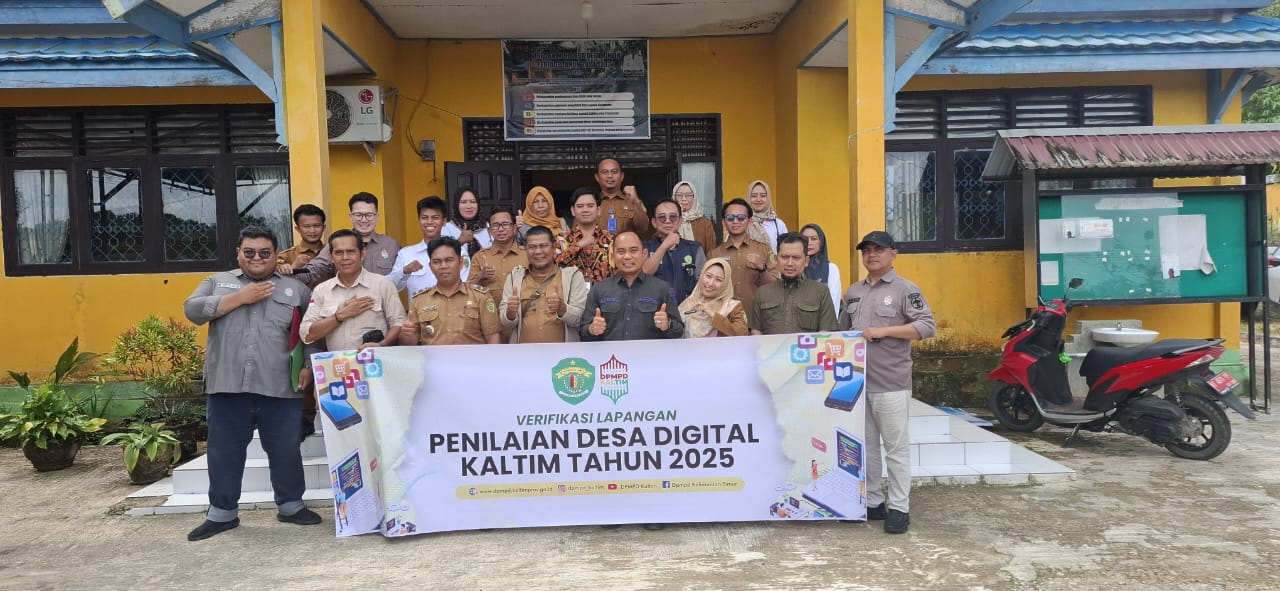 Kominfo Dampingi Verifikasi, Desa Rintik Kukuhkan Posisi di Penilaian Desa Digital Kaltim