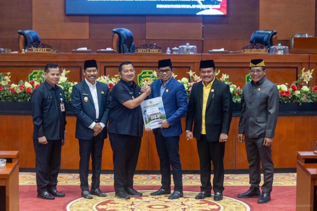 DPRD PPU Sahkan Perubahan APBD 2025, Bupati Mudyat: Instrumen Akselerasi Ekonomi dan Layanan Publik