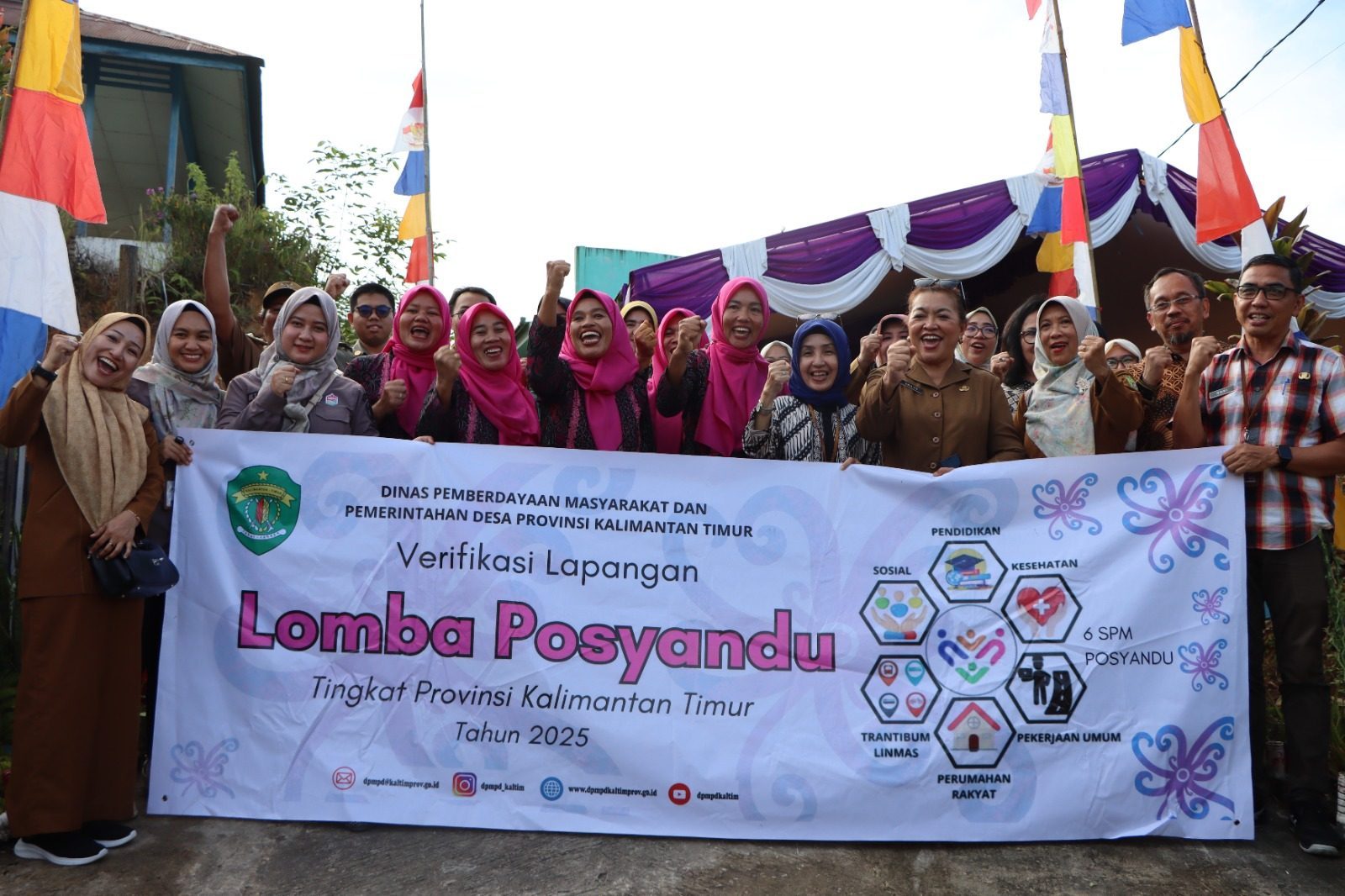 Posyandu Bougenville Sepaku Optimis Raih Gelar Posyandu 6 SPM Terbaik Kaltim