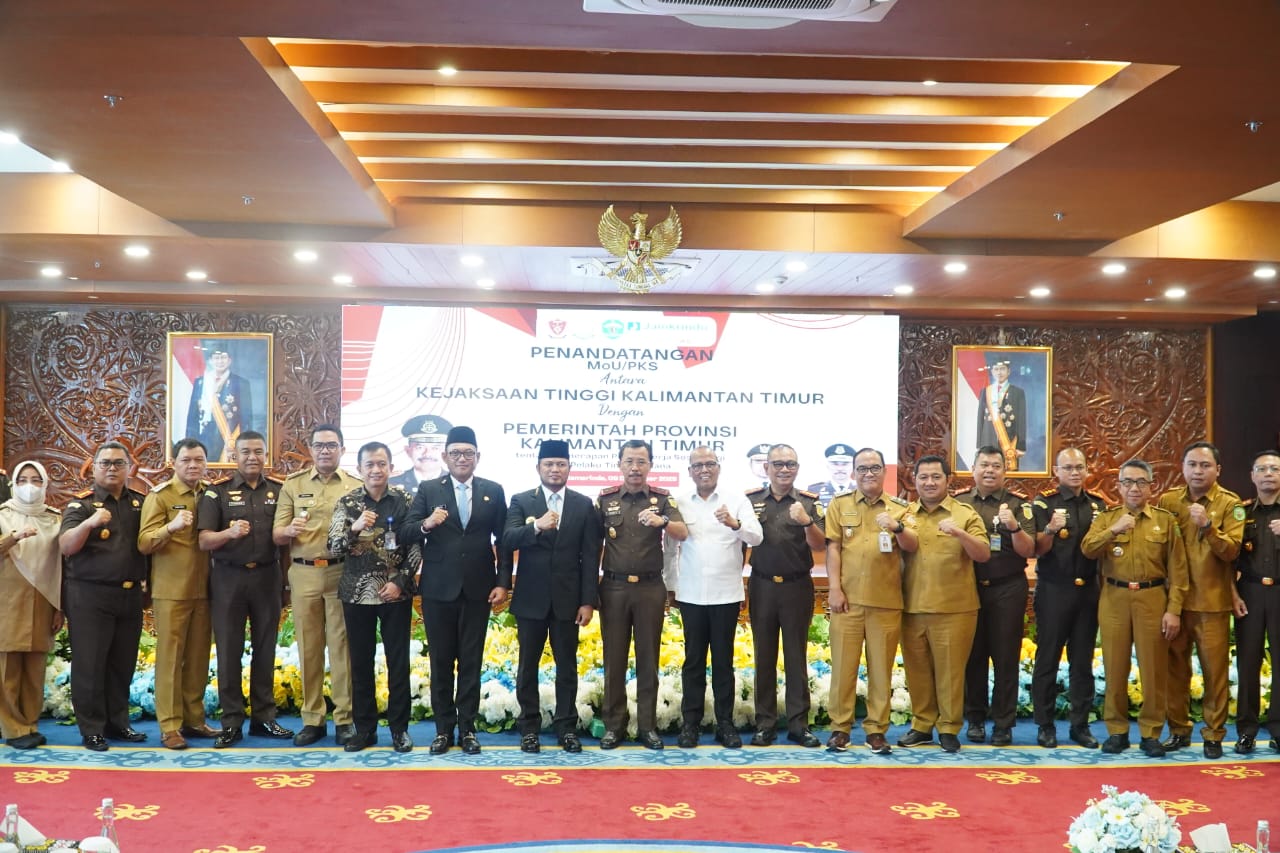 Bupati PPU Mudyat Noor Teken Mou Pidana Kerja Sosial, Bersama Pemda se-Kaltim, Pemprov  dan Kejati