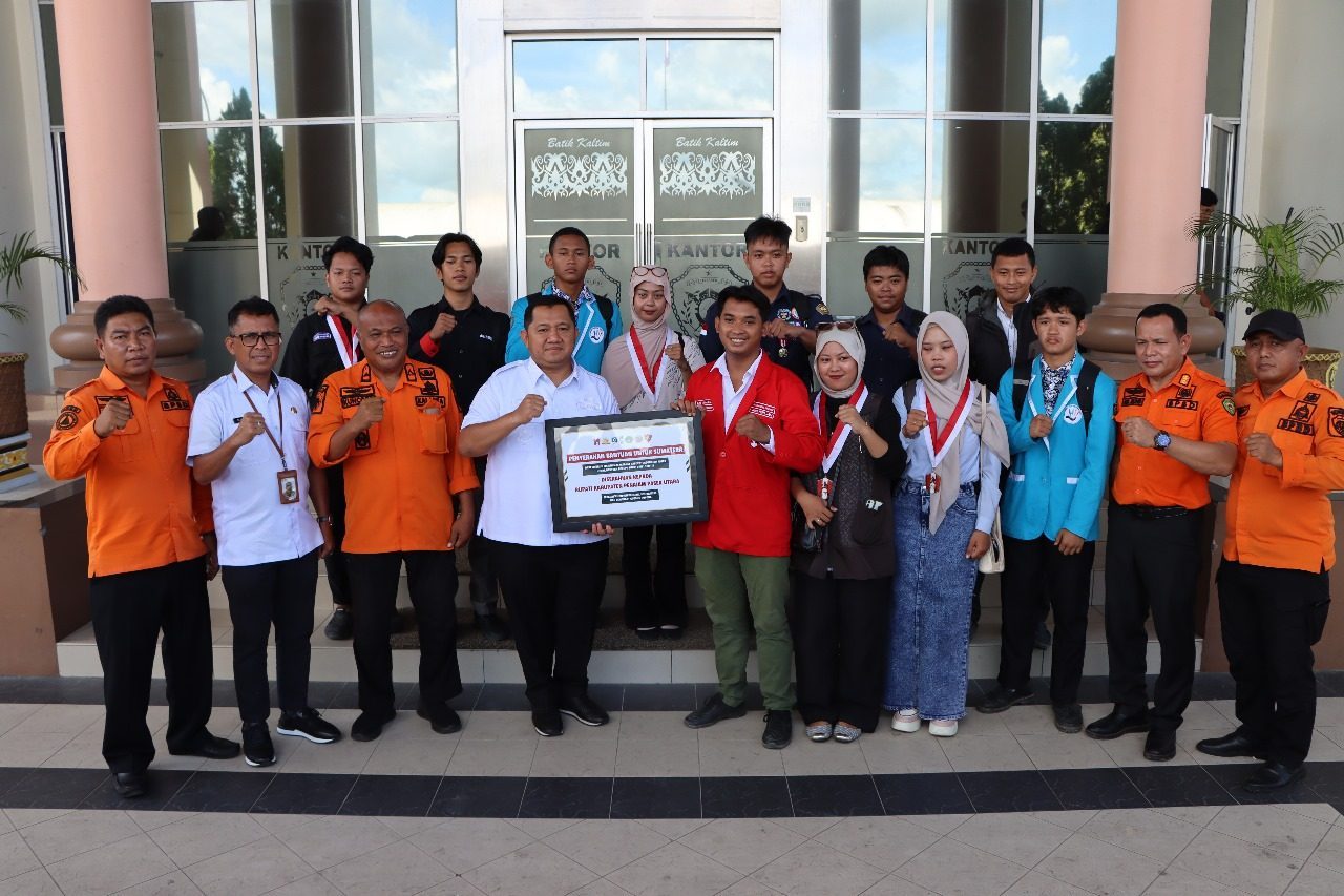 Pemerintah PPU Terima Donasi Dari Aliansi Pemuda dan Masyarakat PPU Untuk Korban Bencana di Sumatera