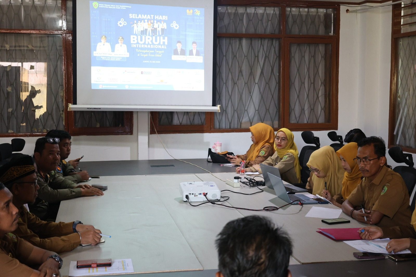 Disnakertrans Matangkan Persiapan Jalan Santai May Day 2026
