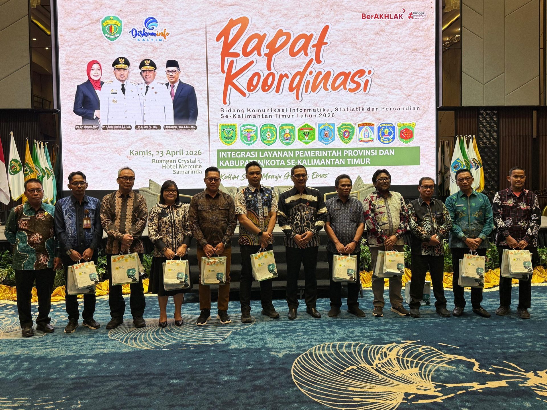 Diskominfo PPU Hadiri Rakor Kominfo, Statistik dan Persandian se-Kaltim Tahun 2026