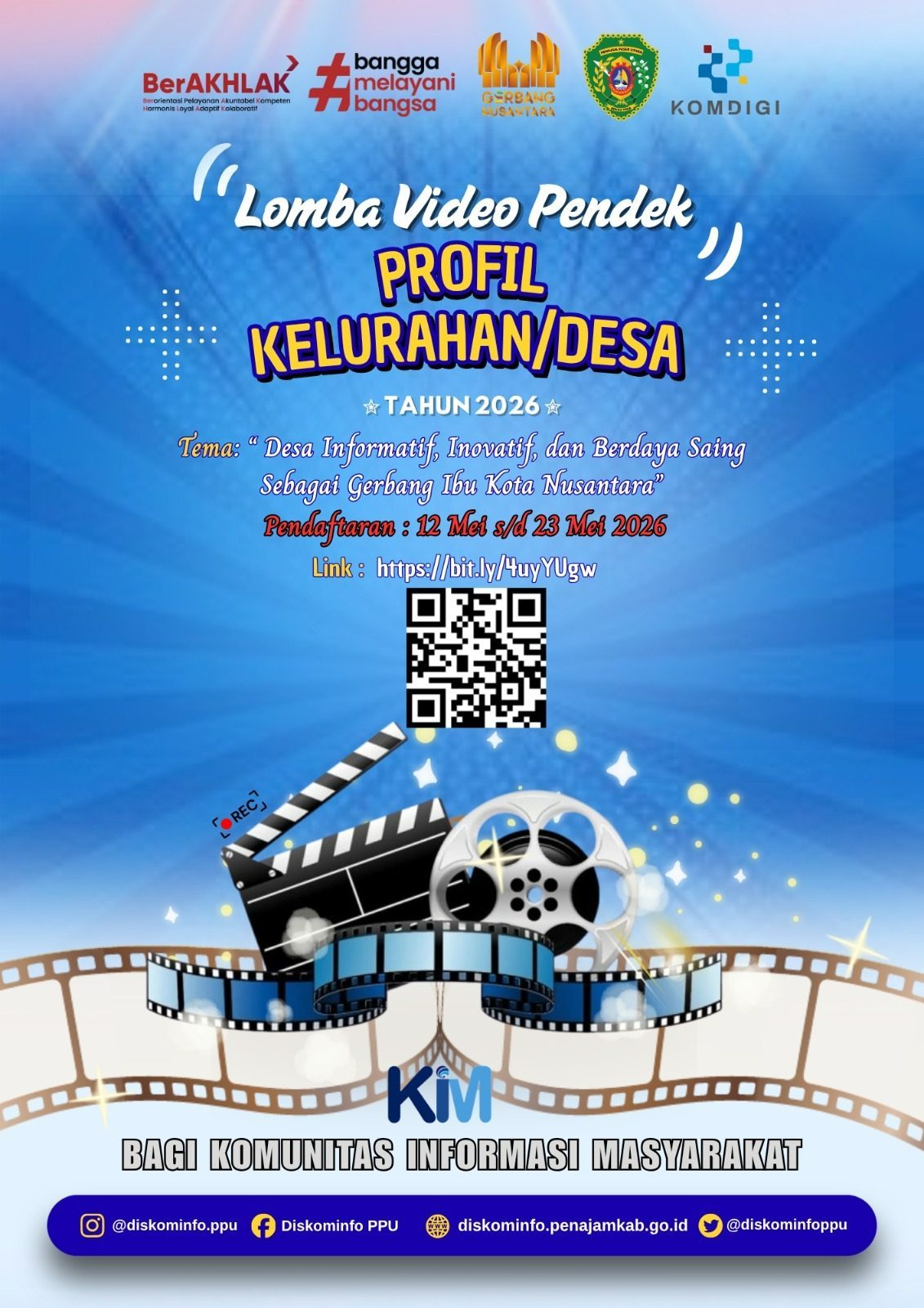 Lomba Video Pendek Profil Desa/Kelurahan 2026