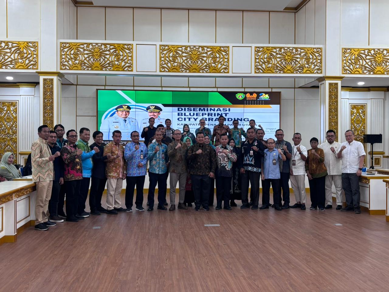 Dinas Komunikasi dan Informatika Kabupaten Penajam Paser Utara menghadiri kegiatan Diseminasi Blueprint City Branding Kabupaten Penajam Paser Utara