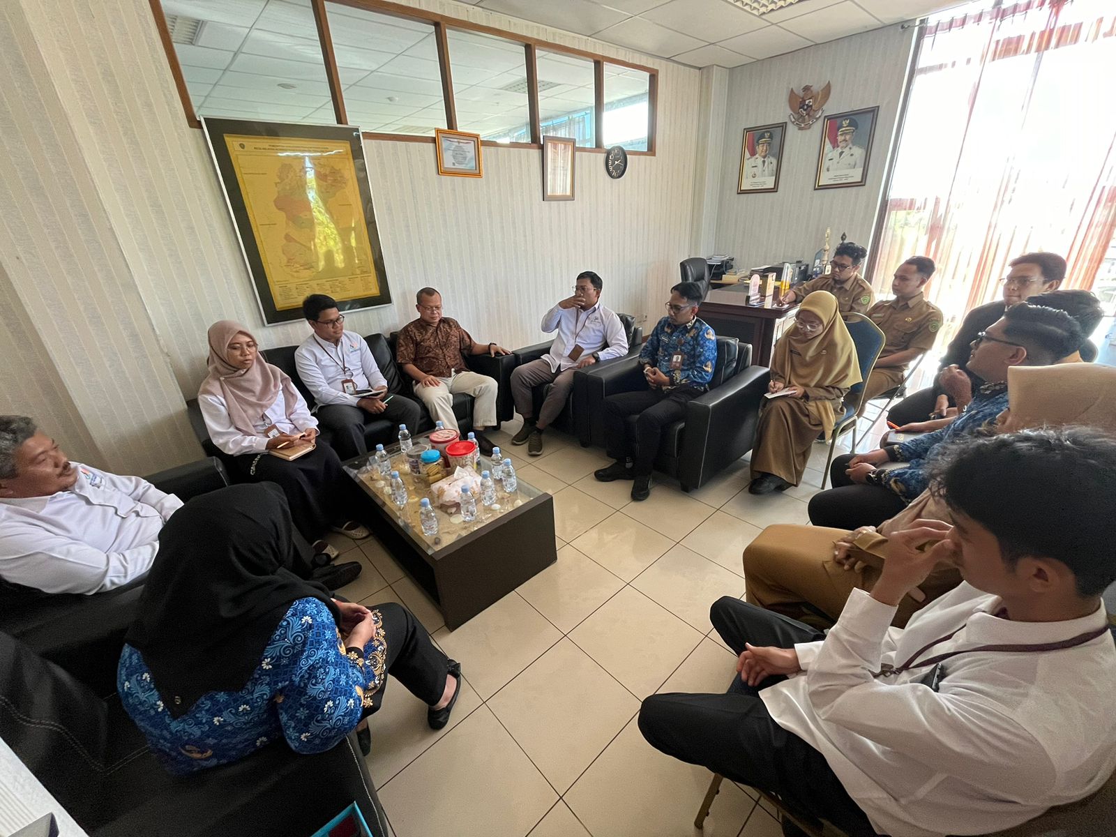 Dinas Komunikasi dan Informatika (Diskominfo) Kabupaten Penajam Paser Utara (PPU) menggelar koordinasi bersama Badan Pusat Statistik (BPS) Kabupaten PPU dan Staf Ahli Bupati PPU