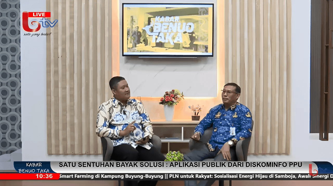 Diskominfo PPU Perkenalkan 9 Aplikasi Layanan Publik yang Siap Bikin Hidup Masyarakat Lebih Praktis Dalam Talkshow Special di Balikpapan TV!