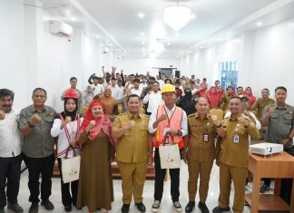 Pemkab PPU Gelar Pelatihan Petugas K3 Konstruksi dan Bangunan Mudyat Noor: “Selain Sertifikasi dan Kompetensi, Tanamkan Kejujuran Dalam Bekerja”