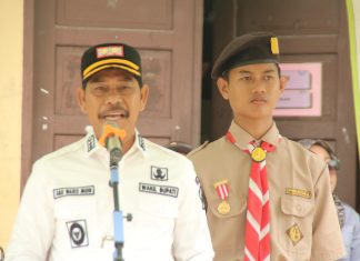 Wabup Abdul Waris Lepas Kontingen Jambore Nasional Ke-3 Pramuka Hidayatullah PPU