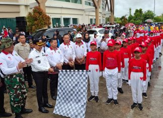 Semarakkan HUT ke-80 RI, Pemkab. PPU Gelar Lomba Gerak Jalan Tingkat Kabupaten